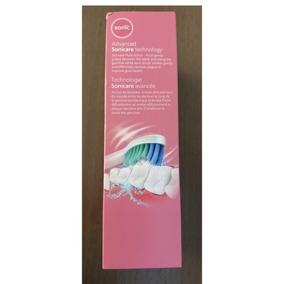 Philips Sonicare 3100 Rechargeable Electric Toothbrush Pressure Sensor Pink NEW - Picture 5 of 9